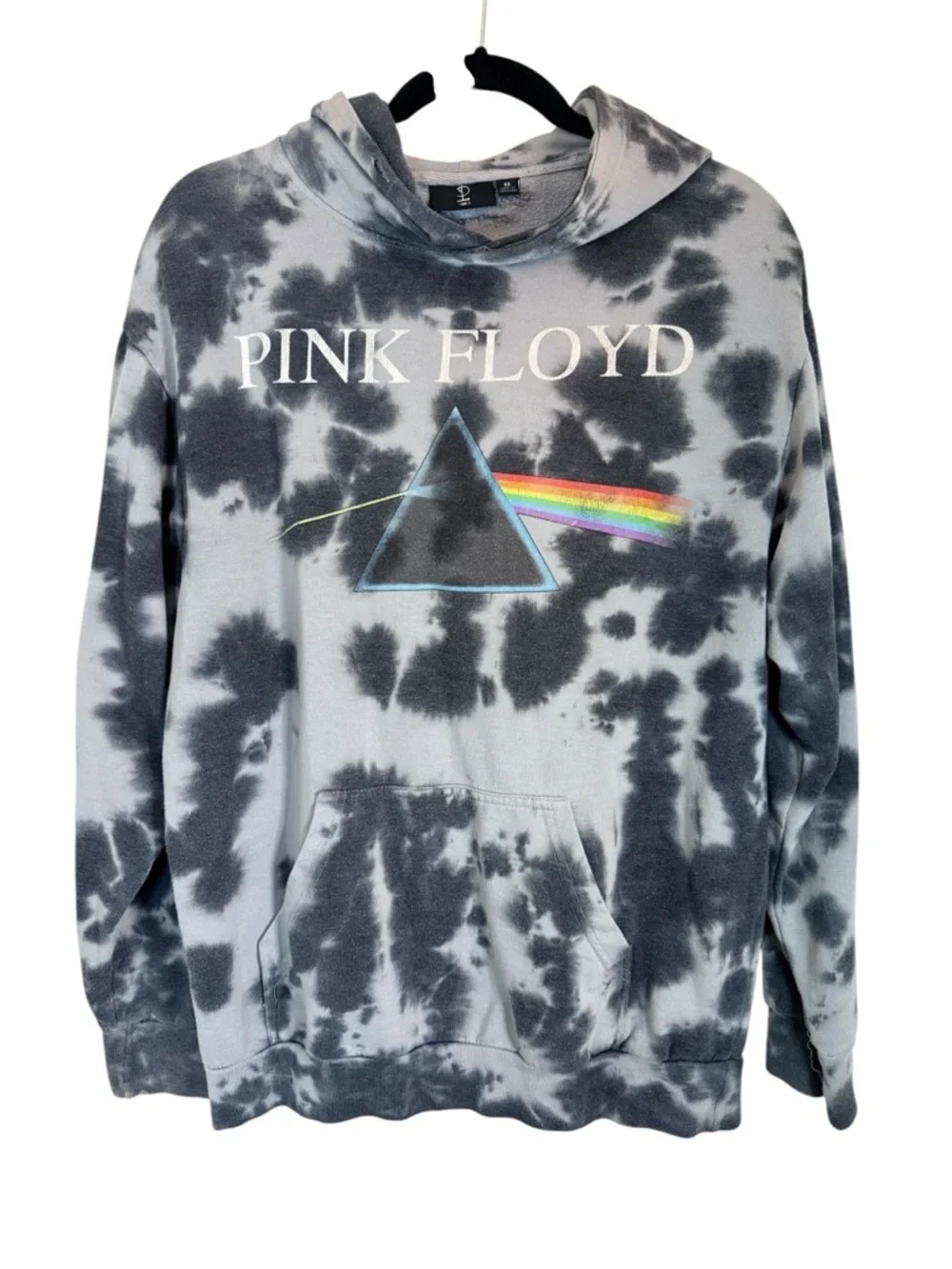 Pink Floyd Dark Side of the Moon Tie Dye Hoodie Band Tee Size M